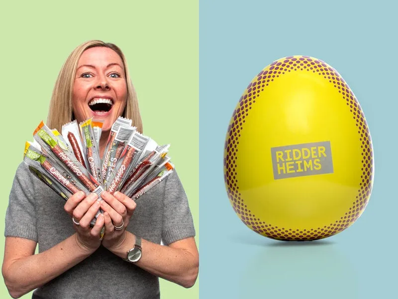 Påskägg med Ölkorv från Ridderheims