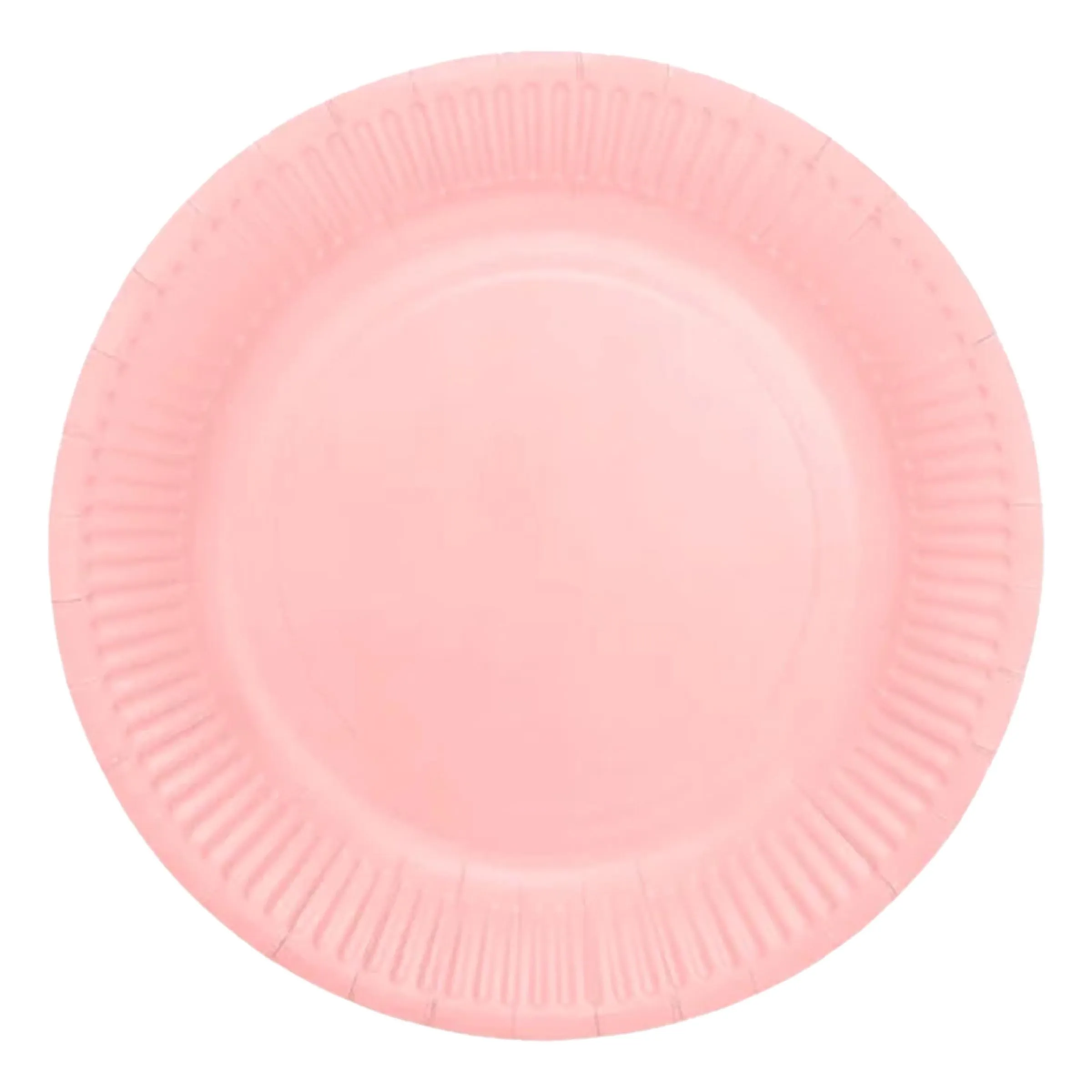 Papperstallrikar Ljusrosa - 8-pack