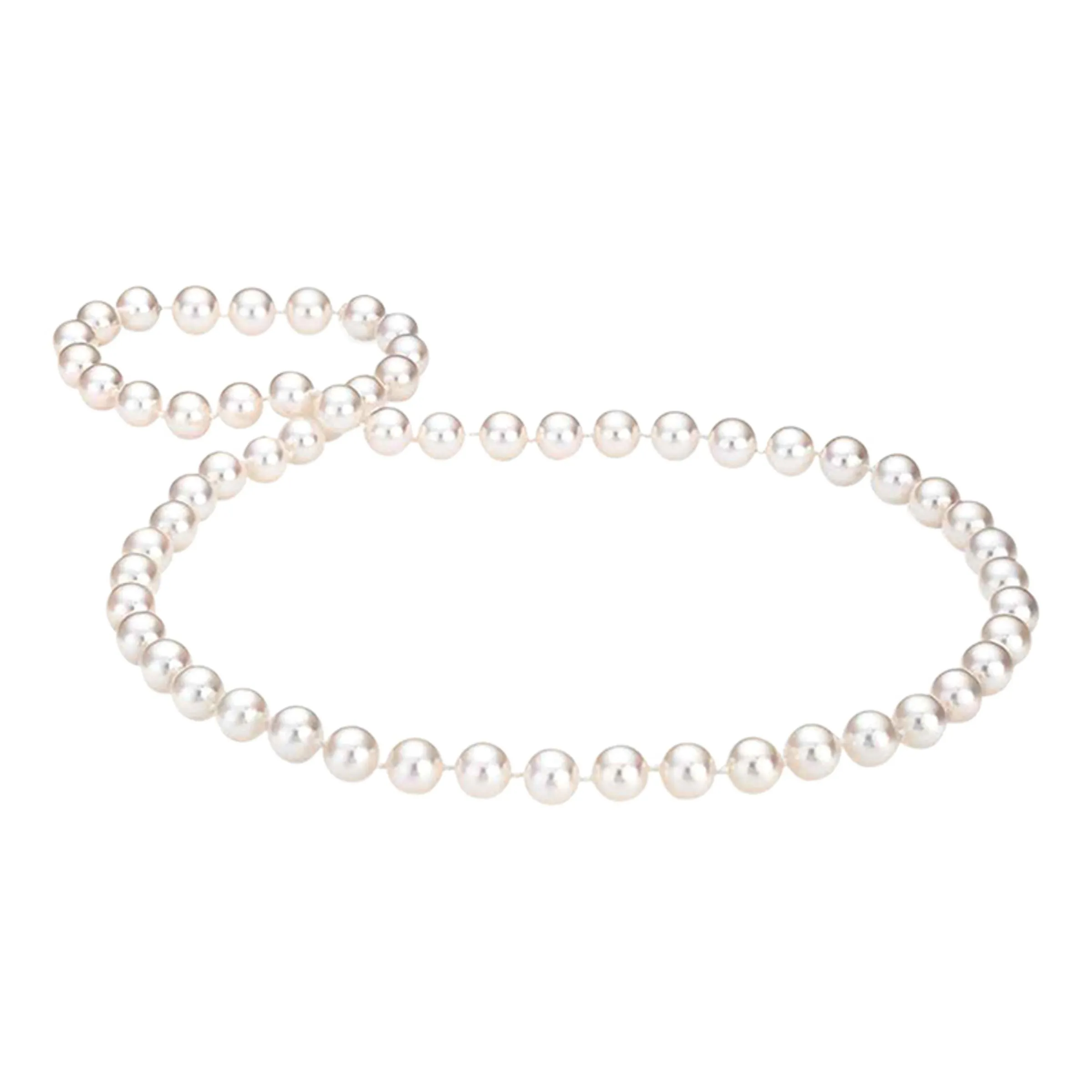 Pärlhalsband Vitt