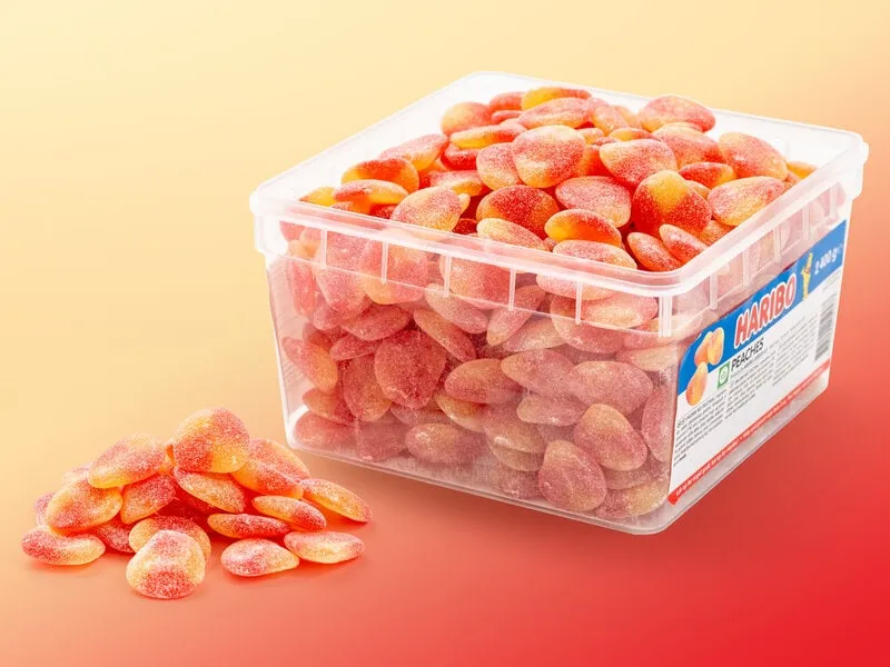 Persikor Lösgodis 2,4 kg