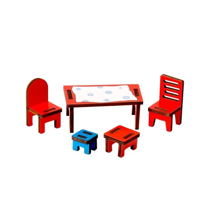 Pippi Långstrump Möbelset Kök