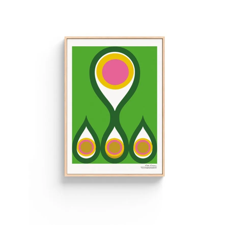 Poster Bird´s 1967 - no.2 Grön