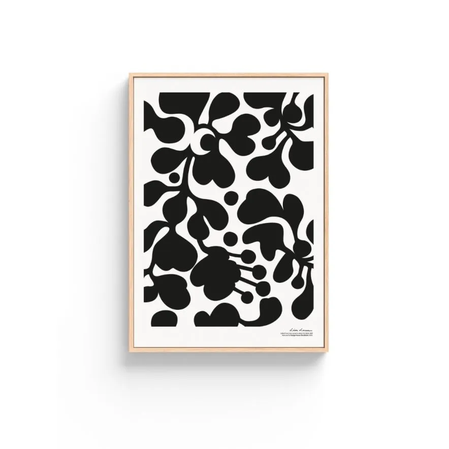 Poster Bird´s 1967 - no.3 Svart/Vit