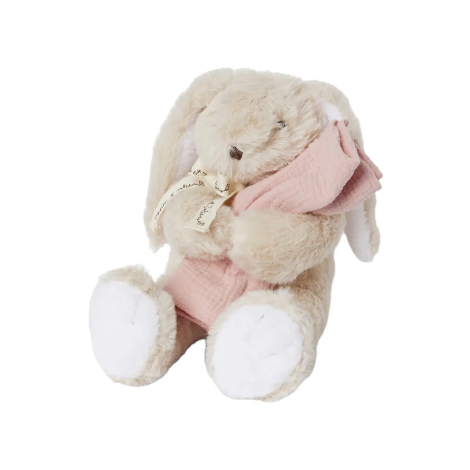 Presentbox Camille kanin + filt Rosa