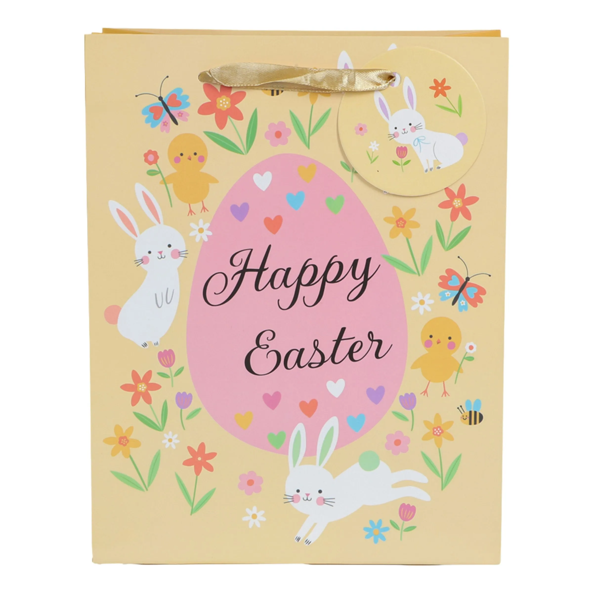 Presentpåse Påskmotiv Happy Easter