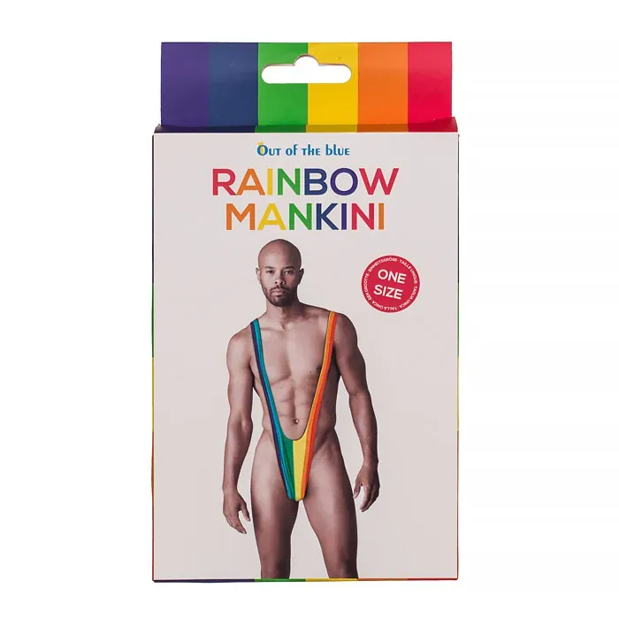 Rainbow Mankini One Size