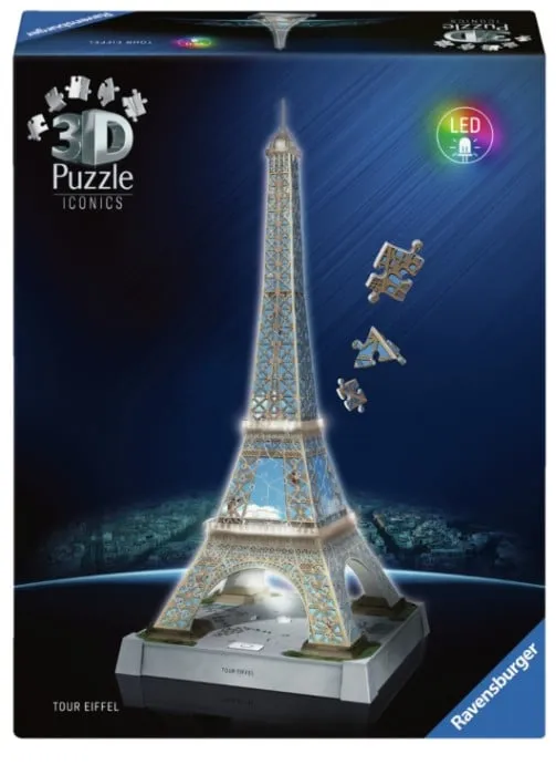 Ravensburger 3D Pussel Iconic La Tour Eiffel with Light