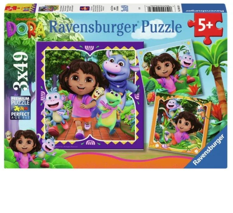 Ravensburger Dora the Explorer Pussel 3x49-bitar