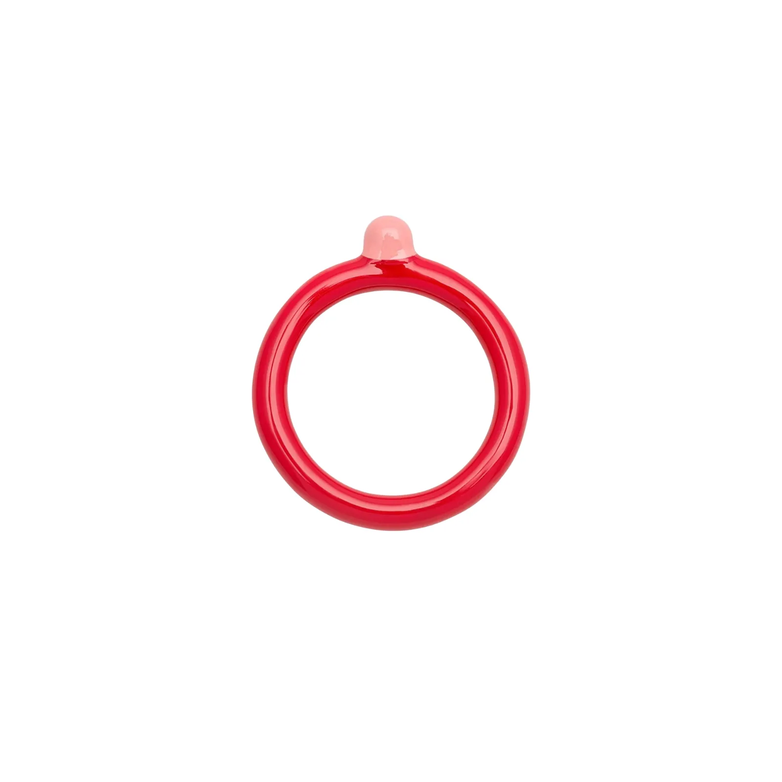 Ring Color top Hot coral 19 mm