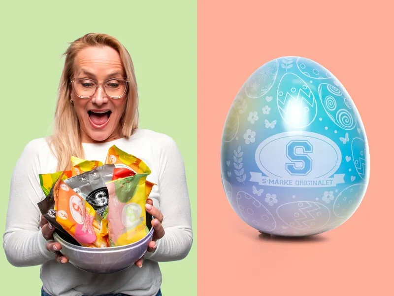 S-märke Påskägg