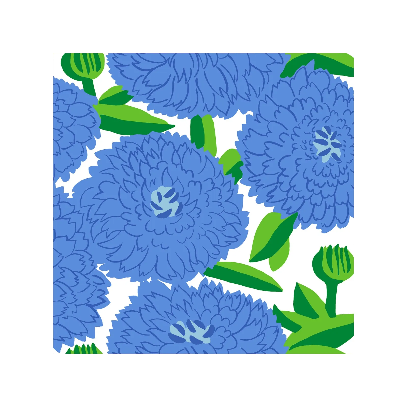 Servett Primavera 33 cm Blå