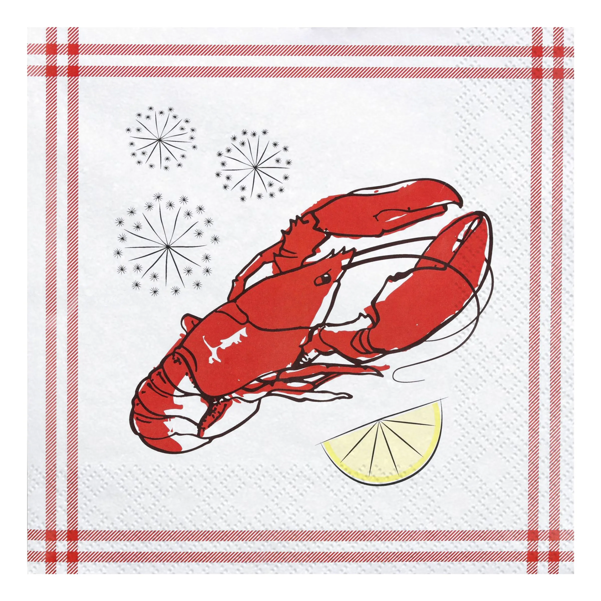 Servetter Kräftskiva Citron & Dill - 20-pack