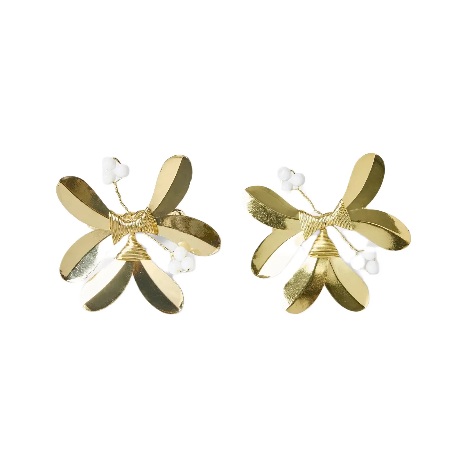 Servettring Mistel Guld 2-pack