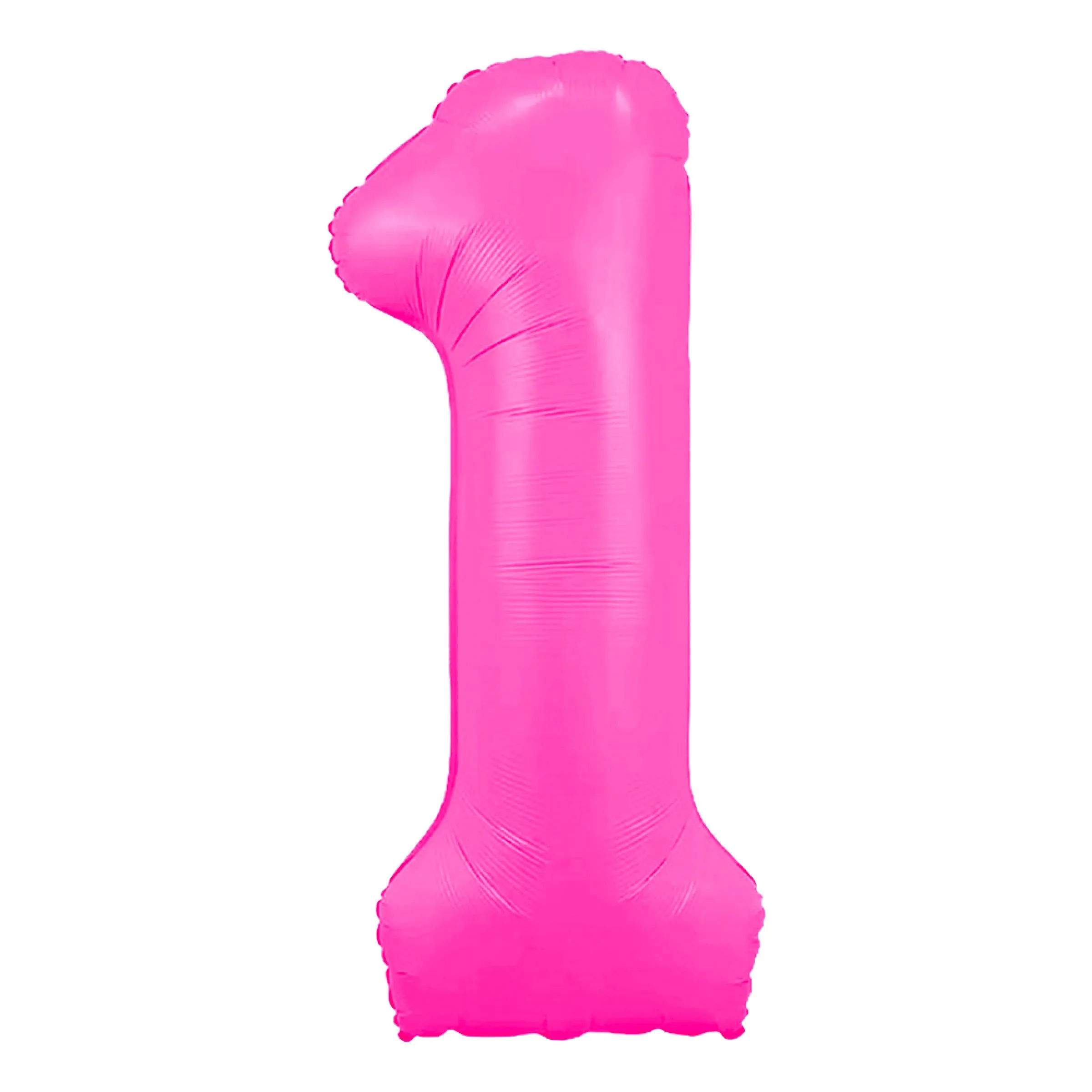 Sifferballong Neonrosa - Siffra 1