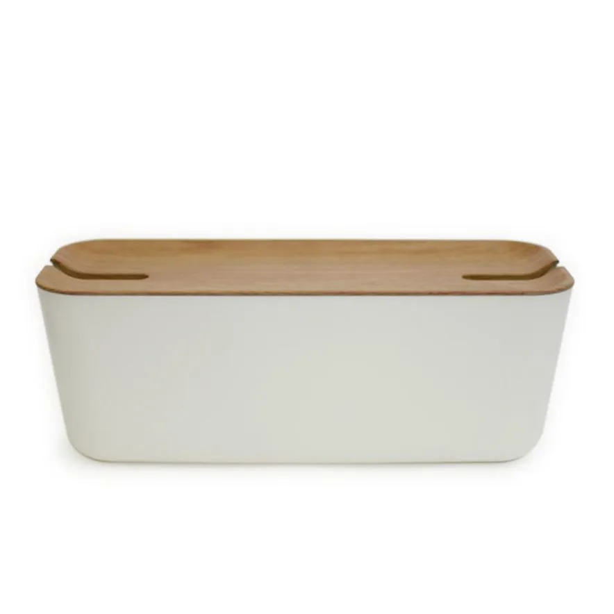 Sladdgömma Hideaway XL vit/trä