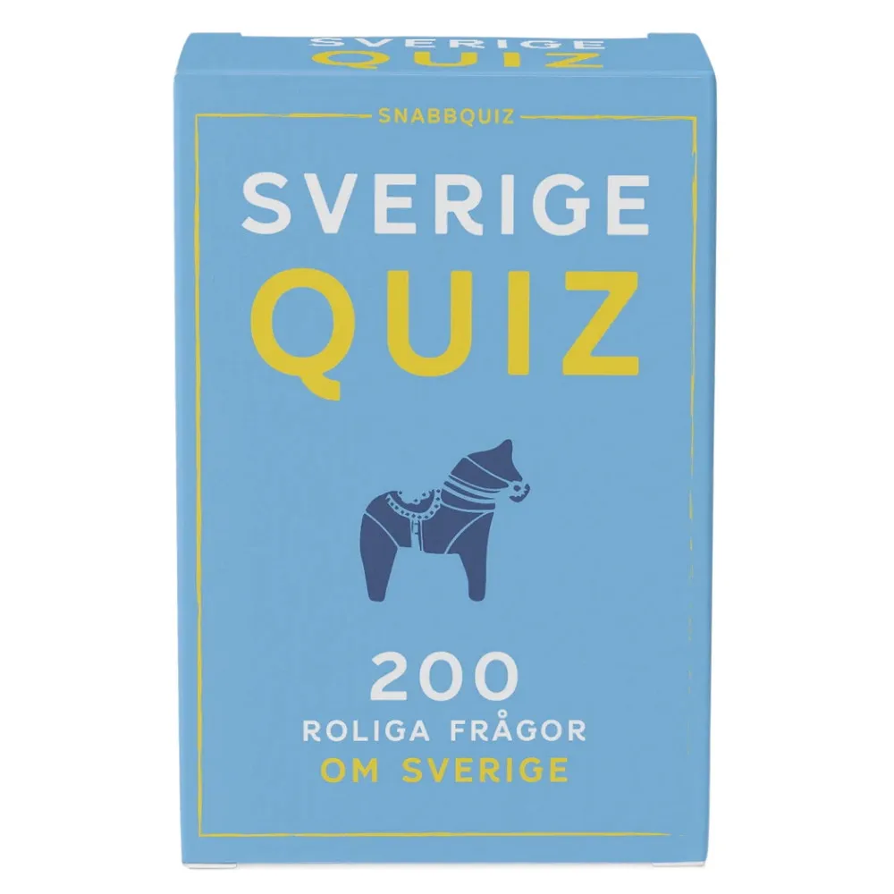 SnabbQuiz Sverige - Kortspel
