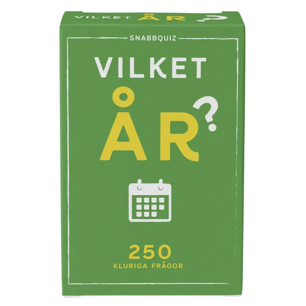 SnabbQuiz Vilket År? - Kortspel