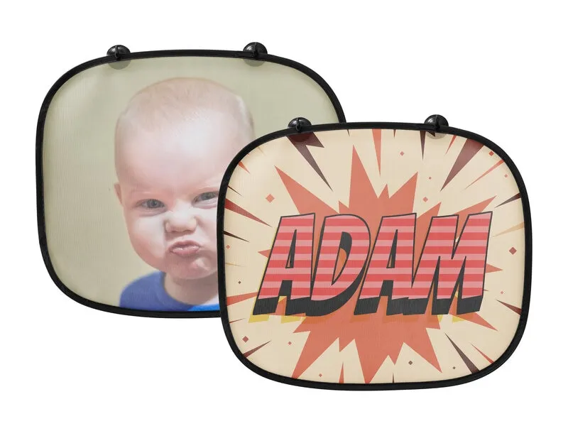 Solskydd till Bil 2-pack - Egen Design