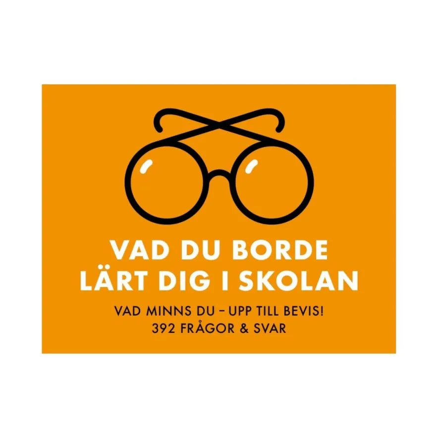 Spel Vad du borde lärt dig i skolan