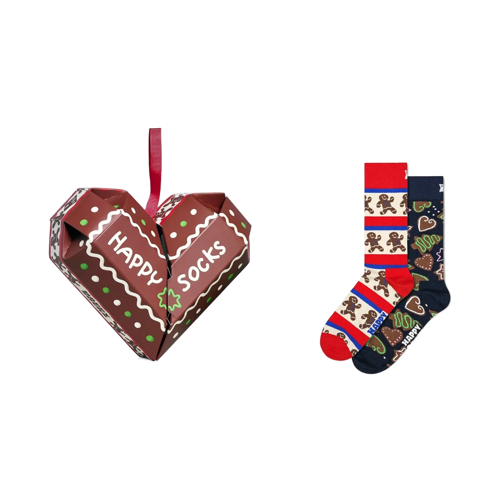 Strumpor Gingerbread 2-pack 36-40