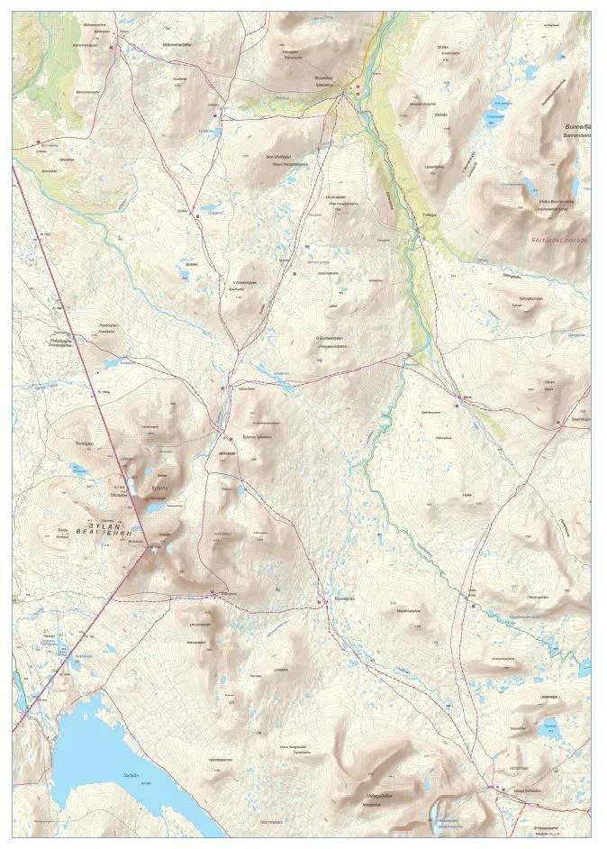 Sylarna väggkarta