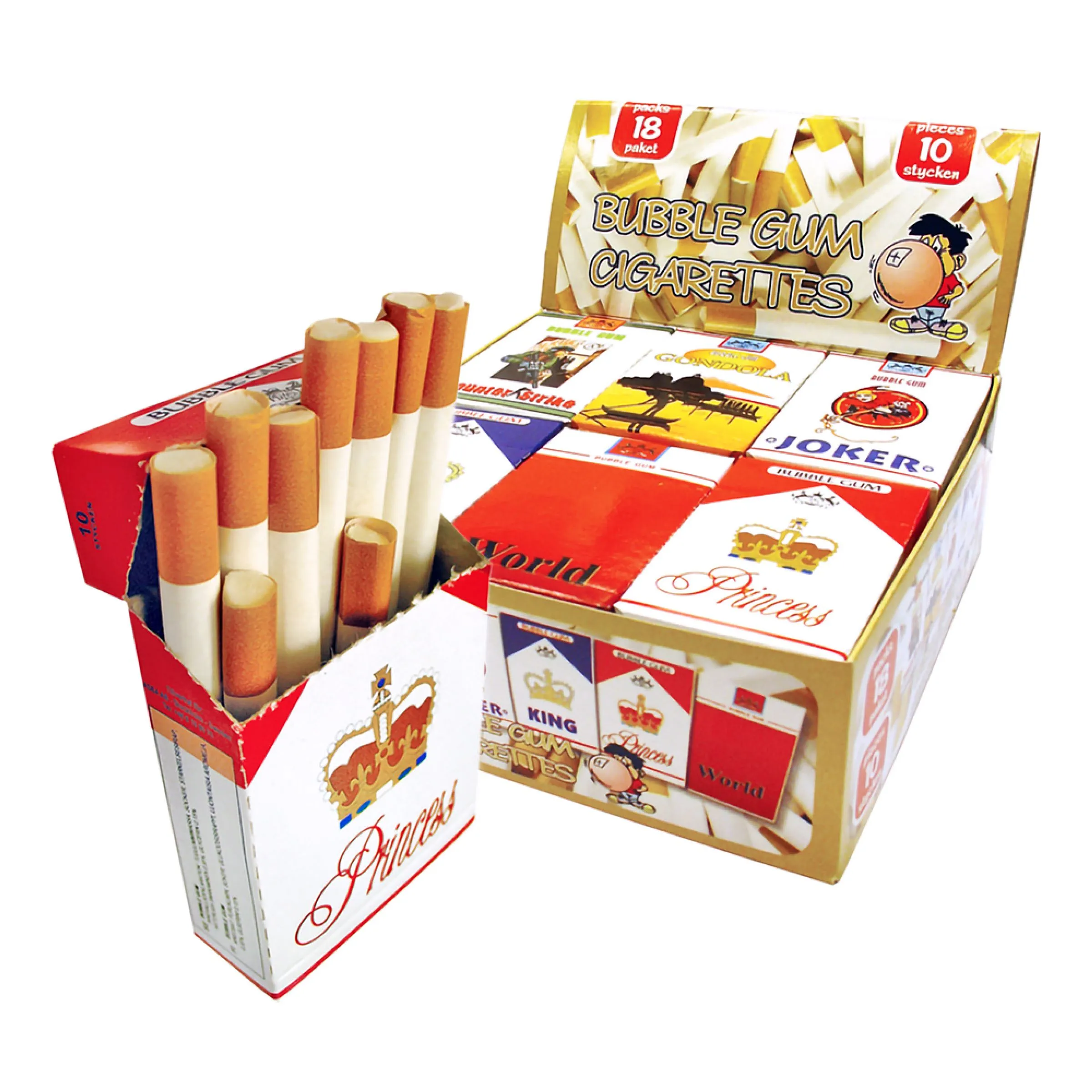 Tuggummi Cigaretter - 18 x 36 g