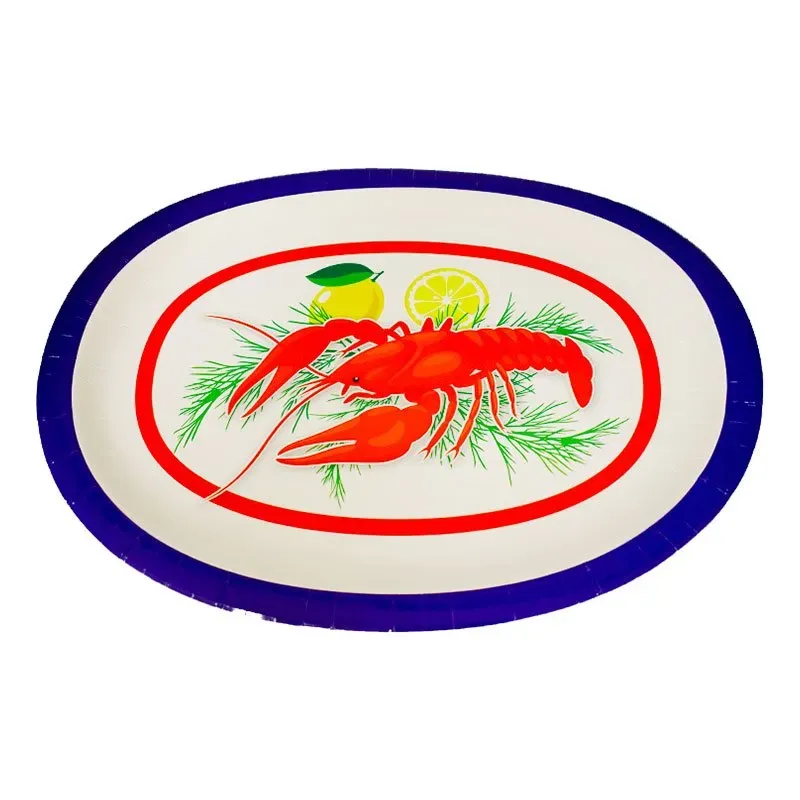 Uppläggningsfat Kräftskiva 4-pack