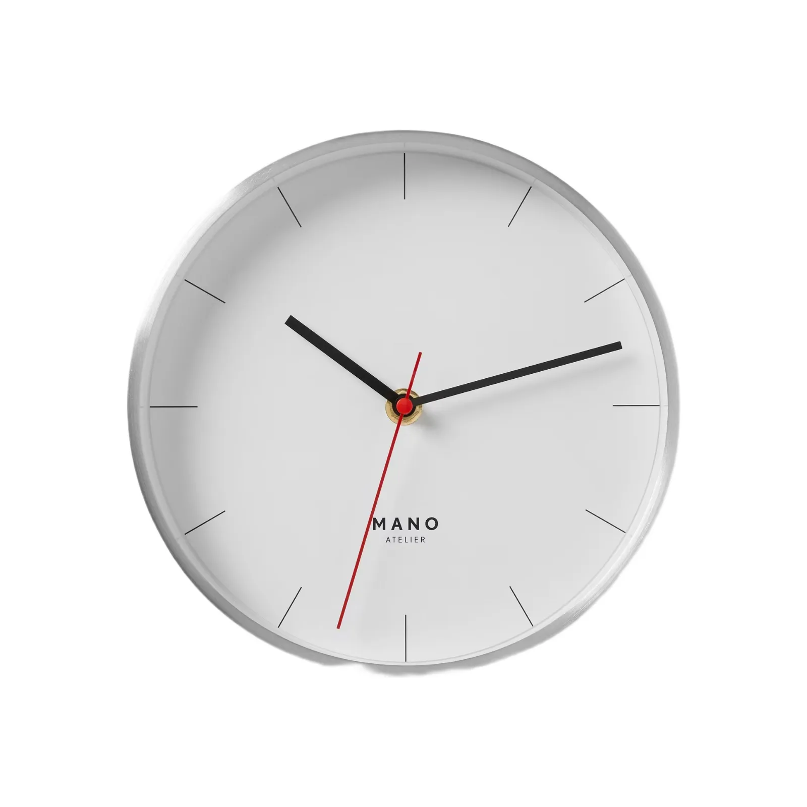 Väggklocka Mano 20 cm Krom