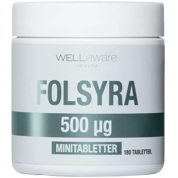 WellAware Folsyra Minitabletter 180 st