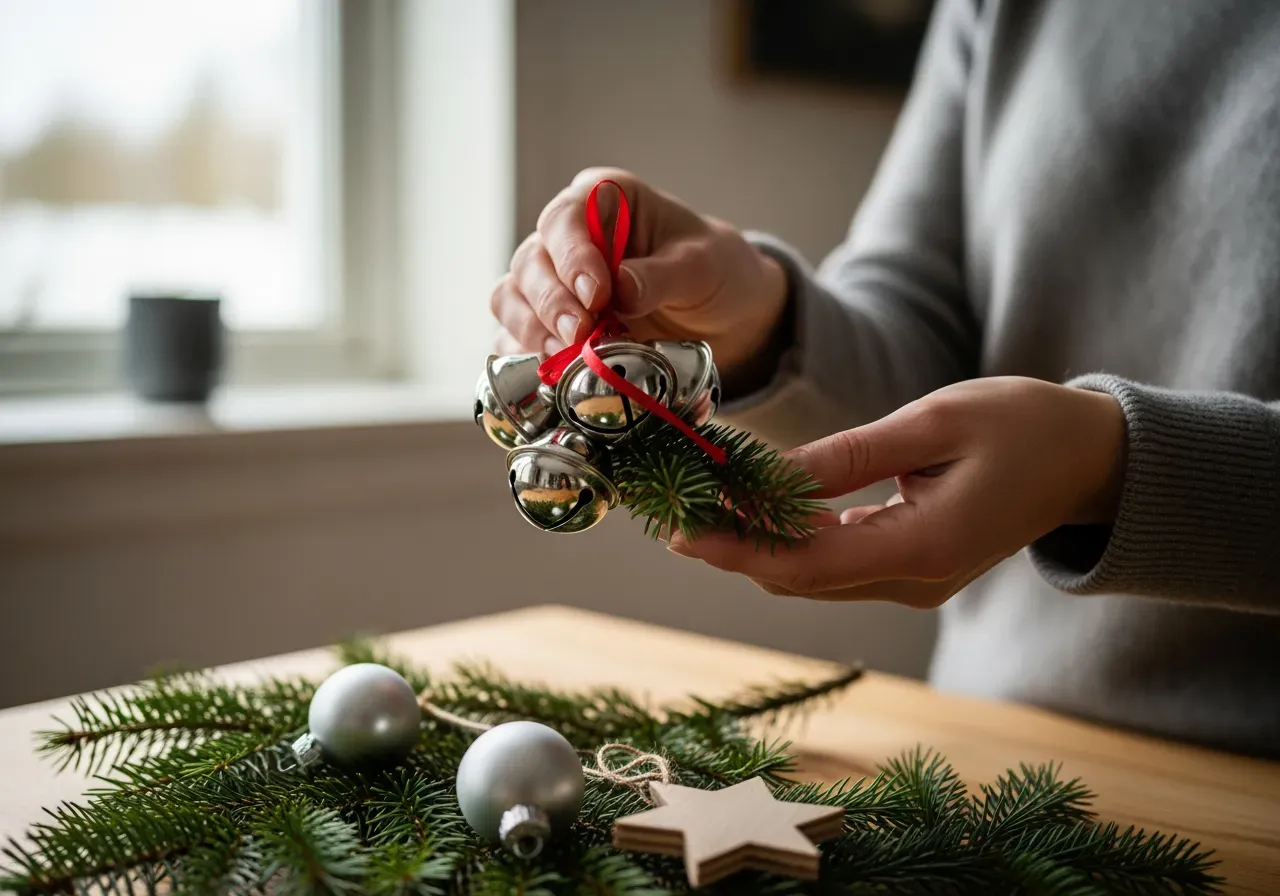 Bjällror för julpynt och ljud