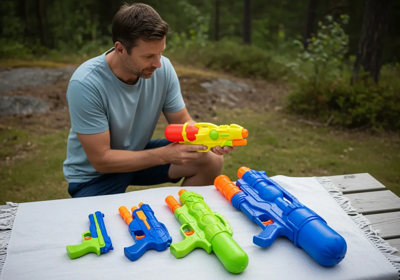 Välj rätt vattenpistol i sommar
