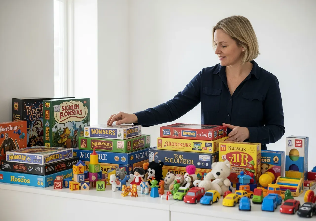 Rea på spel och leksaker