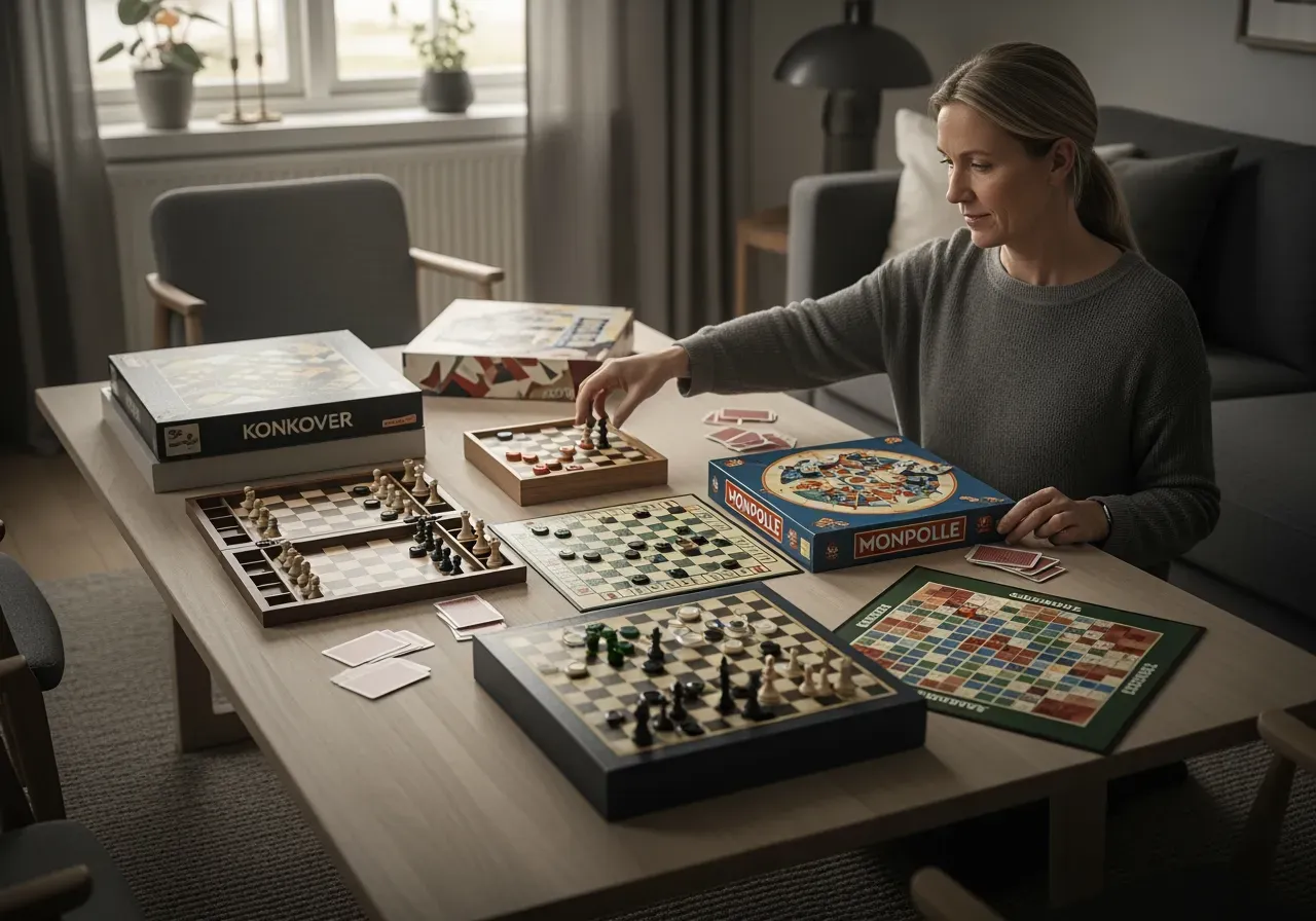 Klassiska sällskapsspel hemma